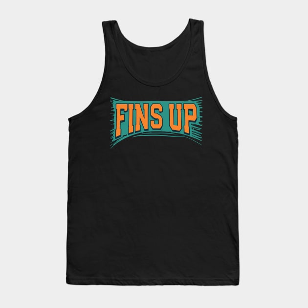 Fins Up - Miami Tank Top by Space Monkeys NFT